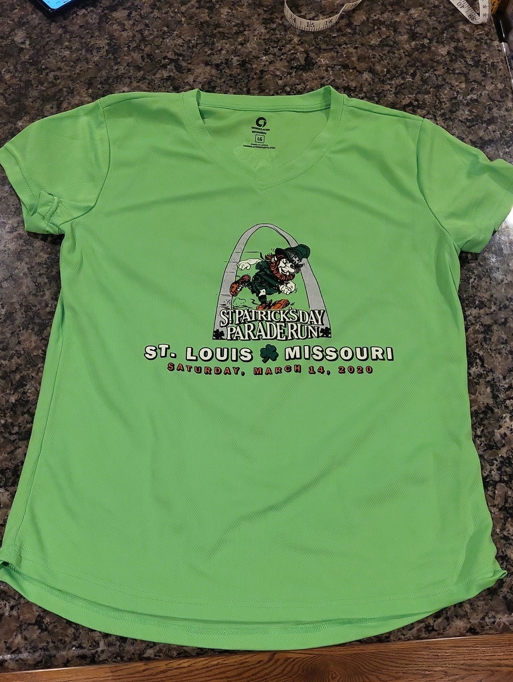 St Patrick's day 2020 st Louis missouri women's large polyester new large